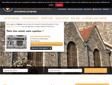 Tablet Screenshot of beynes-arthurimmo.com